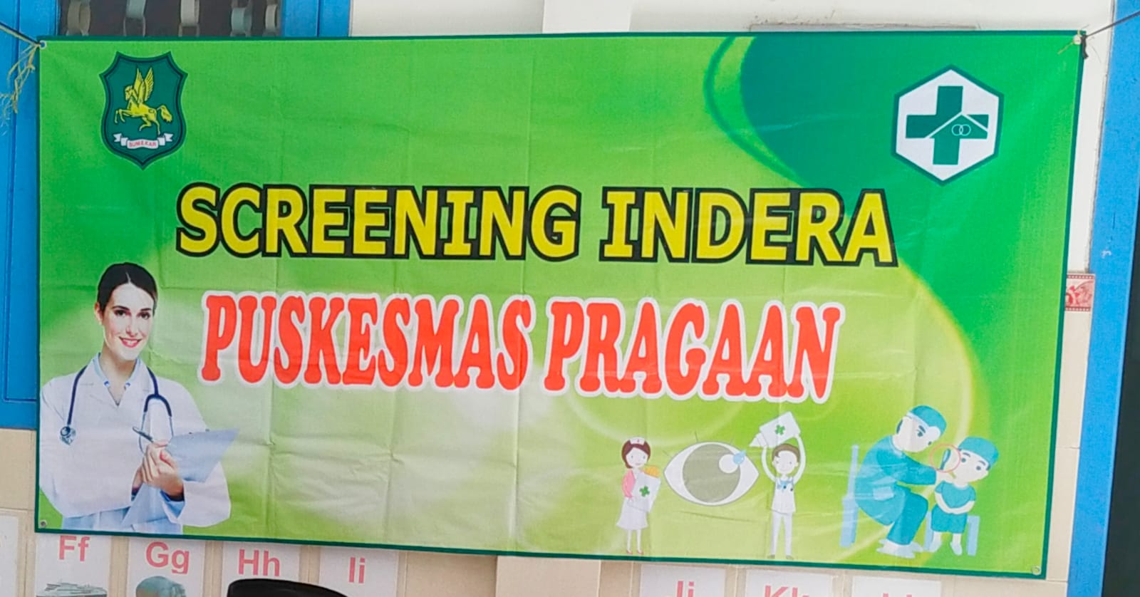 laksanakan Screening Indra bersama UPT Puskesmas Pragaan